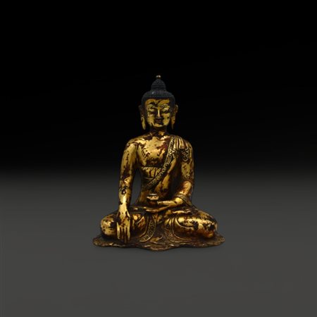 A Chinese bronze Buddha