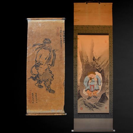 Two Japanese scrolls