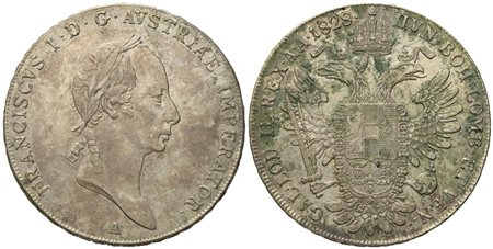 AUSTRIA. Vienna. Francesco I (1792 - 1835). Tallero 1828. "A". Ag (27,82 g; 40,14 mm).