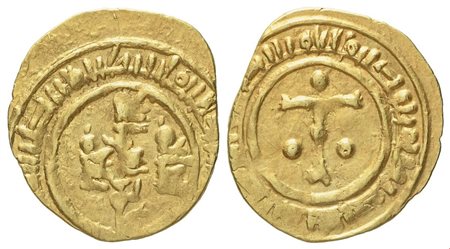 MESSINA. Regno di Sicilia. Ruggero I duca (1072-1101). Tarì. Au (0,9 g; 13,9 mm)