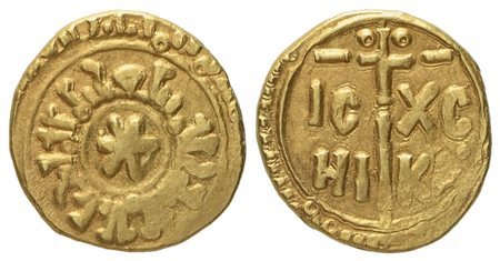 MESSINA. Regno di Sicilia. Tancredi (1190 - 1194). Tarì. Au (1,33 g; 12 mm)