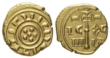 MESSINA. Regno di Sicilia. Federico II (1197 - 1250). Multiplo di tarì. Au (1,87 g; 11,5 mm)