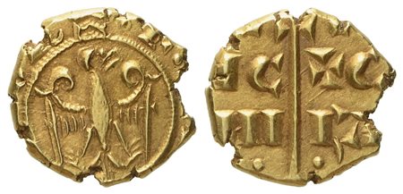 MESSINA. Regno di Sicilia. Federico II (1197 - 1250). Tarì. Au (1,43 g; 11,4 mm)