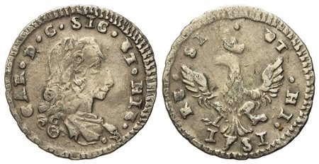 Palermo. Regno di Sicilia. Carlo di Borbone (1734 - 1759). Mezzo tarì 1751. Ag (1,15 g; 16 mm)