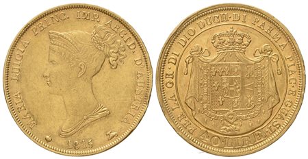 PARMA. Ducato di Parma. Maria Luigia d'Austria (1815-1847). 40 lire 1815. Au (12,91 g; 25,9 mm)