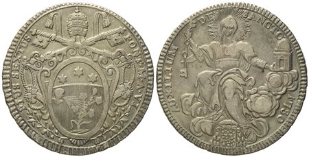 STATO PONTIFICIO. Roma. Pio VI (1775 - 1799). Scudo 1780. Ag (26,2 g; 41,4 mm)