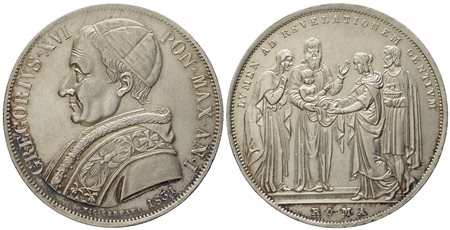 STATO PONTIFICIO. Roma. Gregorio XVI (1831-1846). Scudo 1831. Ag (26,48 g; 37,4 mm)