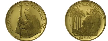 VATICANO. Giovanni Paolo II (1978-2005). 50 Euro 2003. Au 917 (15 g)