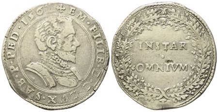 SAVOIA. Torino. Emanuele Filiberto (1553-1580). Lira 1562. Ag (12,31 g; 32,99 mm)