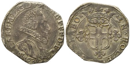 SAVOIA. Vercelli. Carlo Emanuele I (1580-1630). 2 fiorini 1626. Mi (5,80 g; 7,07 mm)