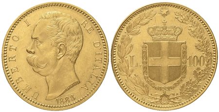 REGNO D'ITALIA. Umberto I (1878-1900). 100 Lire 1883. Au (32,30 g; 34,9 mm)