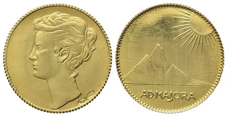 ITALIA. Medaglia moderna "Ad majora". Au 750 (1,70 g; 16,5 mm)