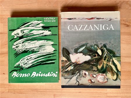 REMO BRINDISI E GIANCARLO CAZZANIGA - Lotto unico di 2 cataloghi