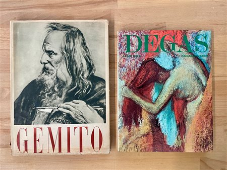 VINCENZO GEMITO E EDGAR DEGAS - Lotto unico di 2 cataloghi