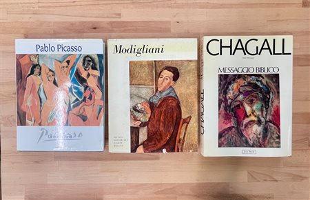 GRANDI MAESTRI (CHAGALL, PICASSO E MODIGLIANI) - Lotto unico di 3 cataloghi