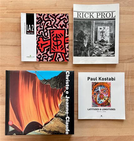 ARTE DEL DOPOGUERRA (CHRISTO, KOSTABI, PROL E LA 2 ANGEL ORTIZ) - Lotto unico di 4 cataloghi