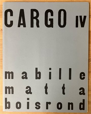 EDIZIONI D'ARTE (CARGO IV) - Cargo IV, 1984