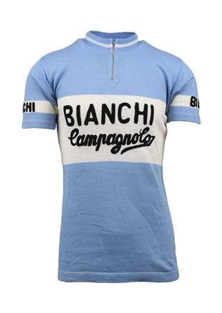 Rik VAN LINDEN. Maglia della squadra Bianchi-Campagnolo indossata durante la st