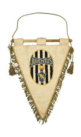 Juventus FC. Gagliardetto ufficiale anni 60 ricamato, prodotto dalla ditta “Mod