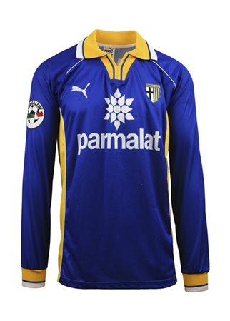 Lilian THURAM. Maglia Nr.21 AC Parma indossata durante il Campionato Italiano d