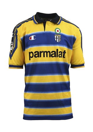 Lilian THURAM. Maglia Nr.21 AC Parma indossata durante la stagione 1999/2000 de