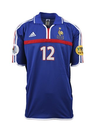 Maglia Nr.12 della Squadra Nazionale francese per la gara dei quarti di finale