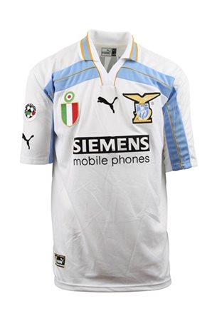 Fabrizio RAVANELLI. Maglia Nr.32 SS Lazio preparata per la stagione 2000/2001 d