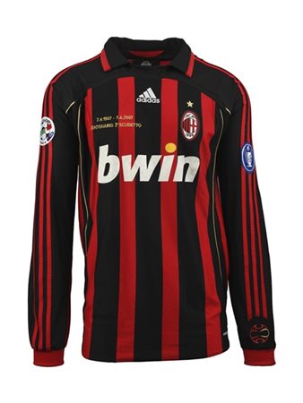 KAKÁ. Maglia Nr.22 AC Milan preparata per la trentunesima giornata del Campiona