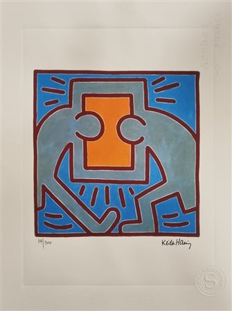 AFTER KEITH HARING USA (USA) 1958 Senza Titolo Litografia / Lithograph...