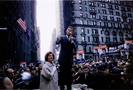 CAPA CORNELL Budapest (Ungheria) 1918 JFK During a Campaign event. New York...