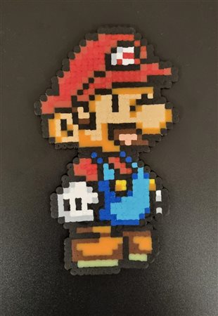 SCONOSCIUTO ARTISTA m (m) 2021 Super Mario 2017 Tecnica Mista / Mixed Media...