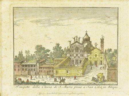 PROSPETTO DELLA CHIESA DI S.MARIA stampa su carta, 19x25cm L'opera presenta...