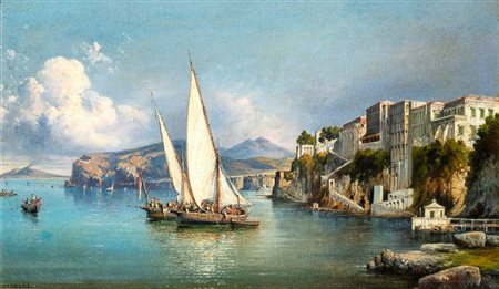 CONSALVO CARELLI (Napoli 1818-1900), Veduta sorrentina