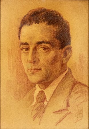 BORIS GEORGIEV (Varna 1888-Roma 1962), Ritratto maschile, 1950