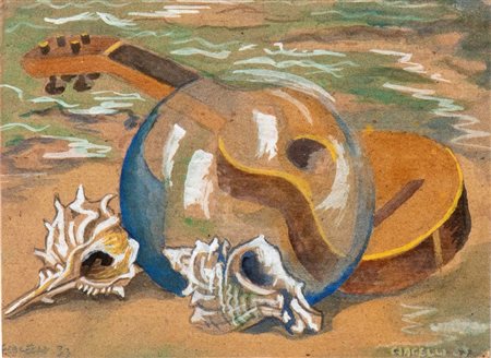 ARTURO CIACELLI (Arnara 1883-Venezia 1966), Natura morta surrealista, 1933