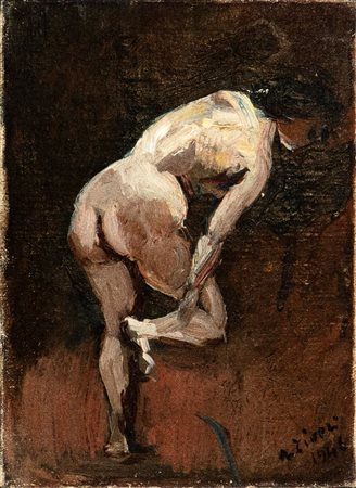 ALBERTO ZIVERI (Roma 1908-1990), Nudo di schiena, 1946