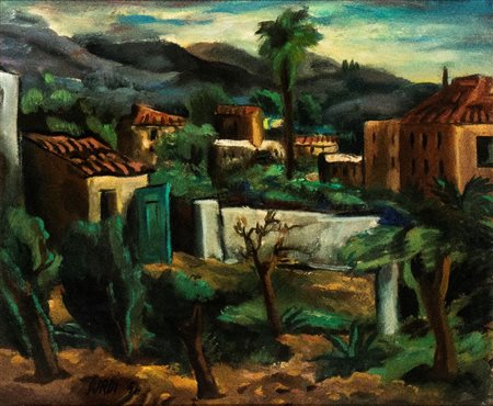 LUIGI SURDI (Napoli 1897-Roma 1959), Campagna romana, 1956