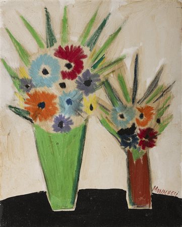 DIPINTO FIORI NUOVI DI SANTE MONACHESI, 1969