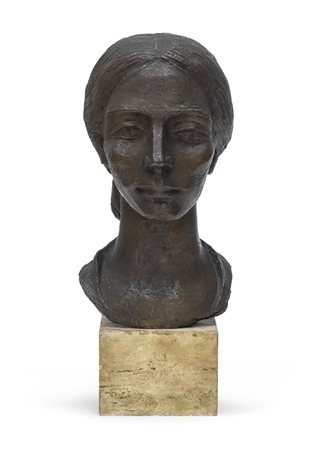 SCULTURA IN BRONZO ZINGARA DI GIUSEPPE MAZZULLO, 1951