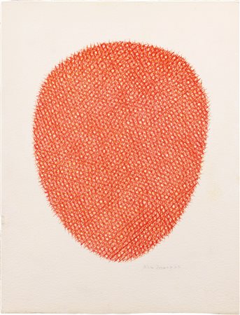 Piero Dorazio (Roma, 1927 - Perugia, 2005) Il rosso II, 1962 Tempera su...