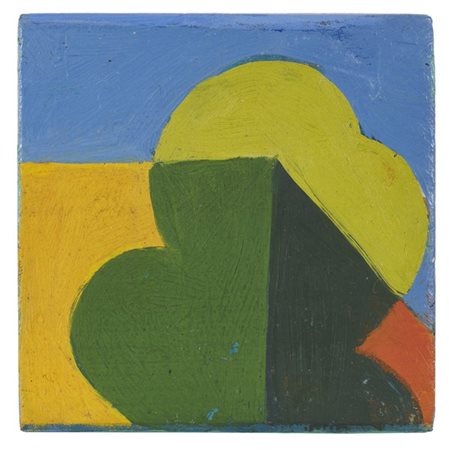 GIACOMO BALLA "Sottobicchiere" anni '20
olio su tavola
cm 7x7

Provenienza
Casa