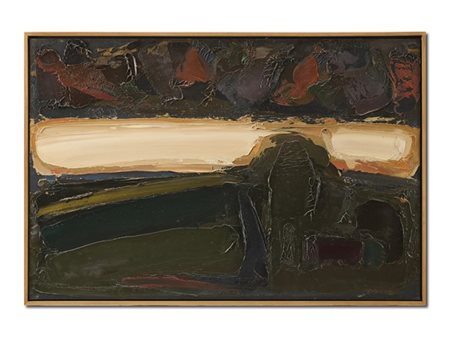 William Congdon "Estate 5" 1981
olio su pannello
cm 60x90
Firmato, titolato e da