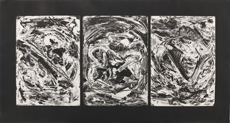 Emilio Vedova "Le Colombiadi" 1987 - 1992
trittico all'acquaforte
lastre cm 70x5