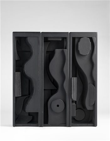 LOUISE NEVELSON "Night Blossom" 1973
legno dipinto
cm 33x29,2x7
Siglato e numera