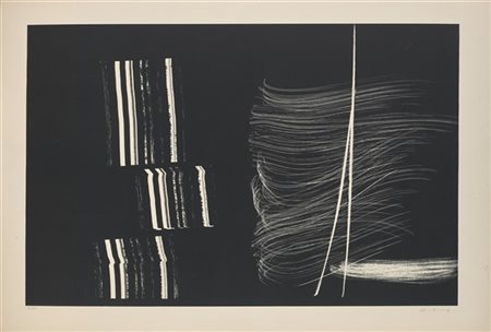 Hans Hartung "Farandole, suite A, pl. VIII, pl. X, pl. XII" 1970
tre litografie