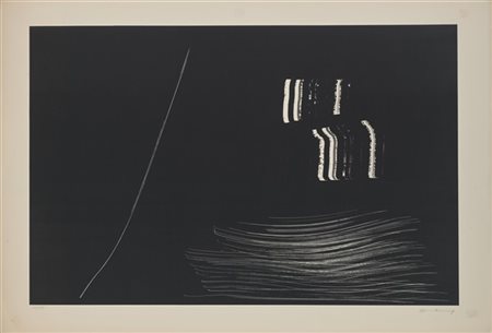 Hans Hartung "Farandole, suite A, pl. III, pl. VII, pl. XV" 1970
tre litografie