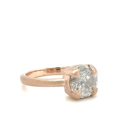 ANELLO IN ORO ROSA 14K 4.36 GR CON DIAMANTE DA 2.08 CT RNG40504