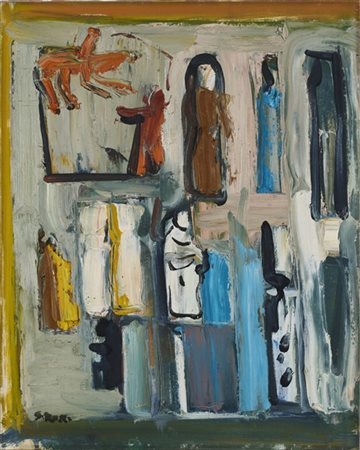 Mario Sironi "Composizione" 1959 circa
olio su tela
cm 50x40

Provenienza
Dono d