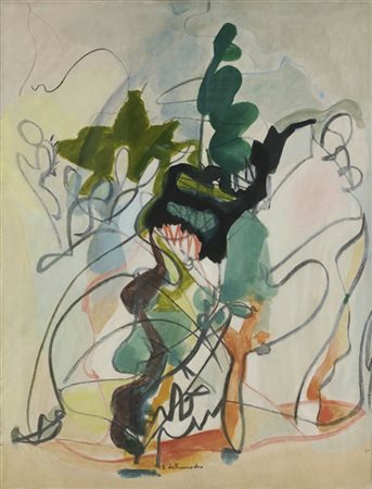 EUGÈNE DE KERMADEC "Pour une Vegetation" 1948
olio su tela
cm 65x50
Firmato in b