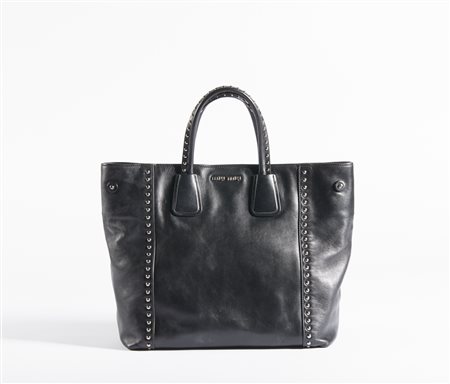 MIU MIU - Borsa in pelle nera.